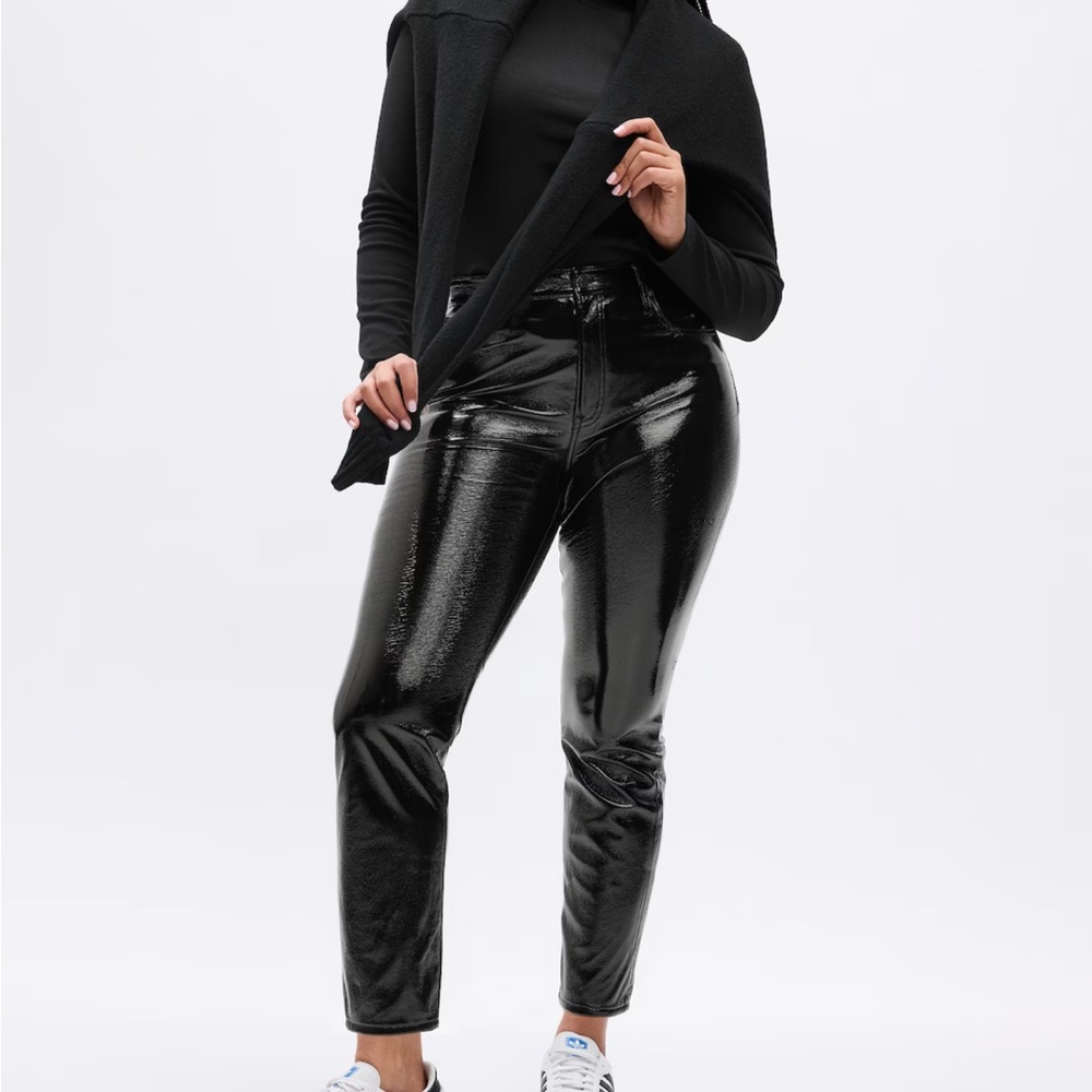 GAP Black Women's Vegan Leather Pant